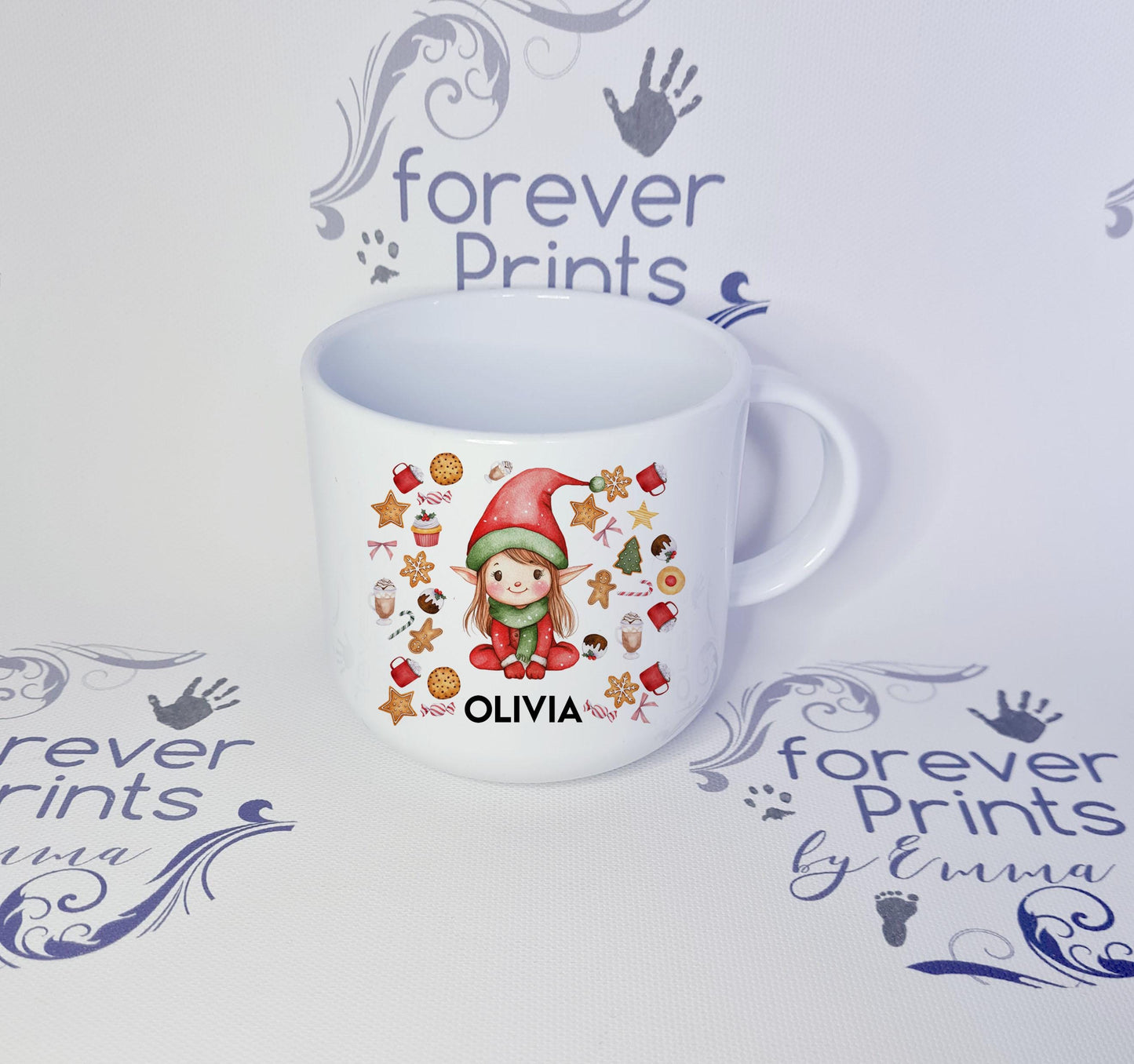Personalised Christmas Unbreakable Mug, Child's Polymer Mug (6oz or 11oz)
