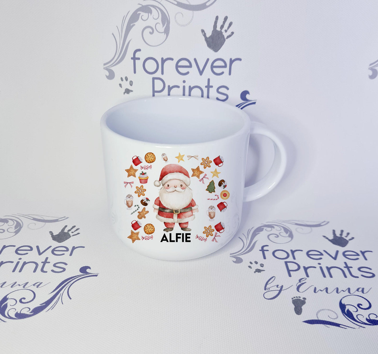 Personalised Christmas Unbreakable Mug, Child's Polymer Mug (6oz or 11oz)