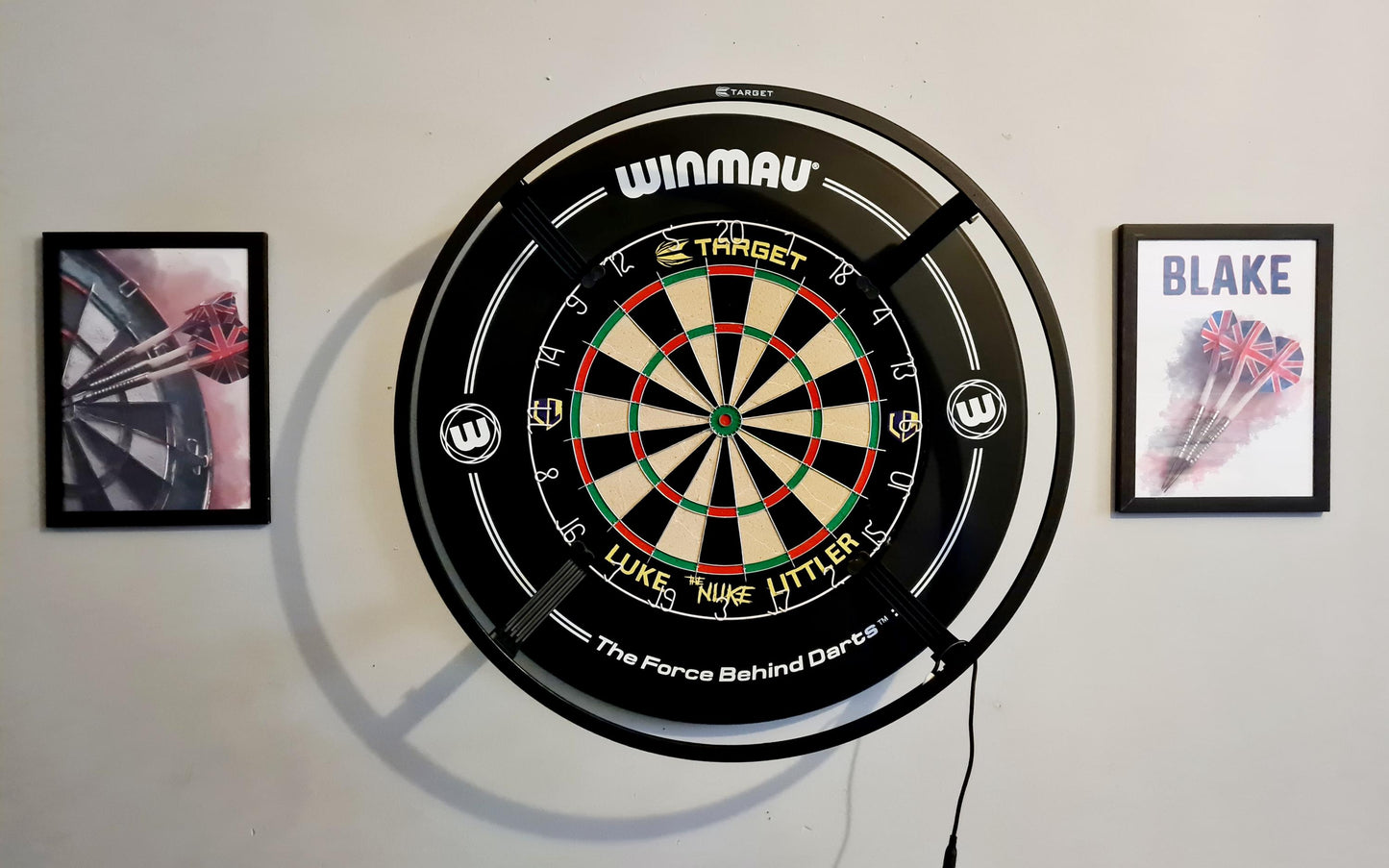 Personalized A4 Darts Prints, Boys Bedroom Wall Art, Set of 2