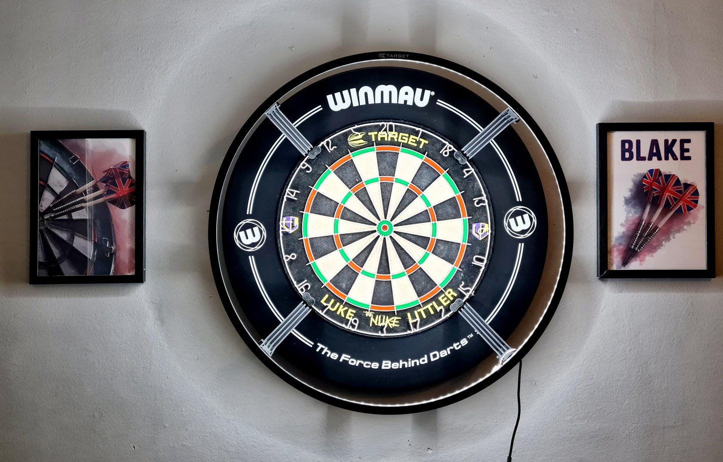Personalized A4 Darts Prints, Boys Bedroom Wall Art, Set of 2