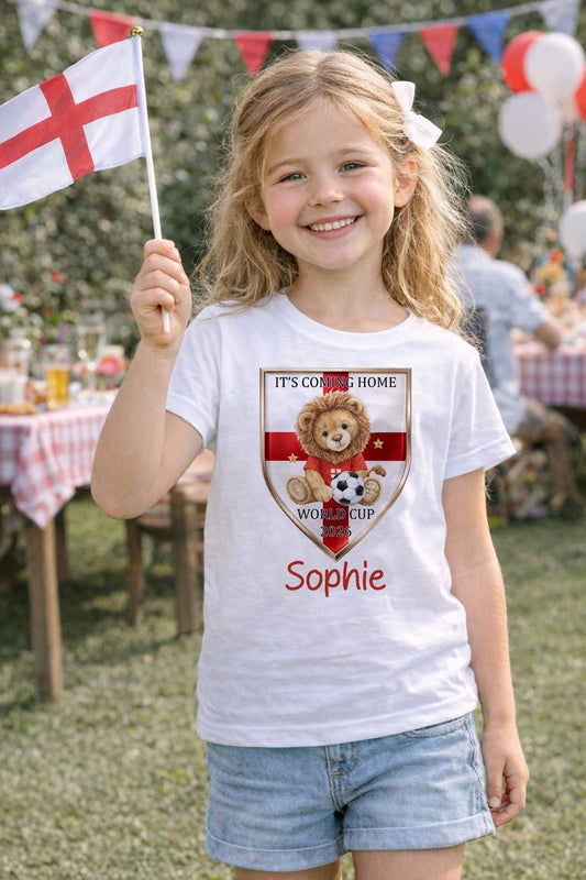 World cup 2026 England child's t-shirt