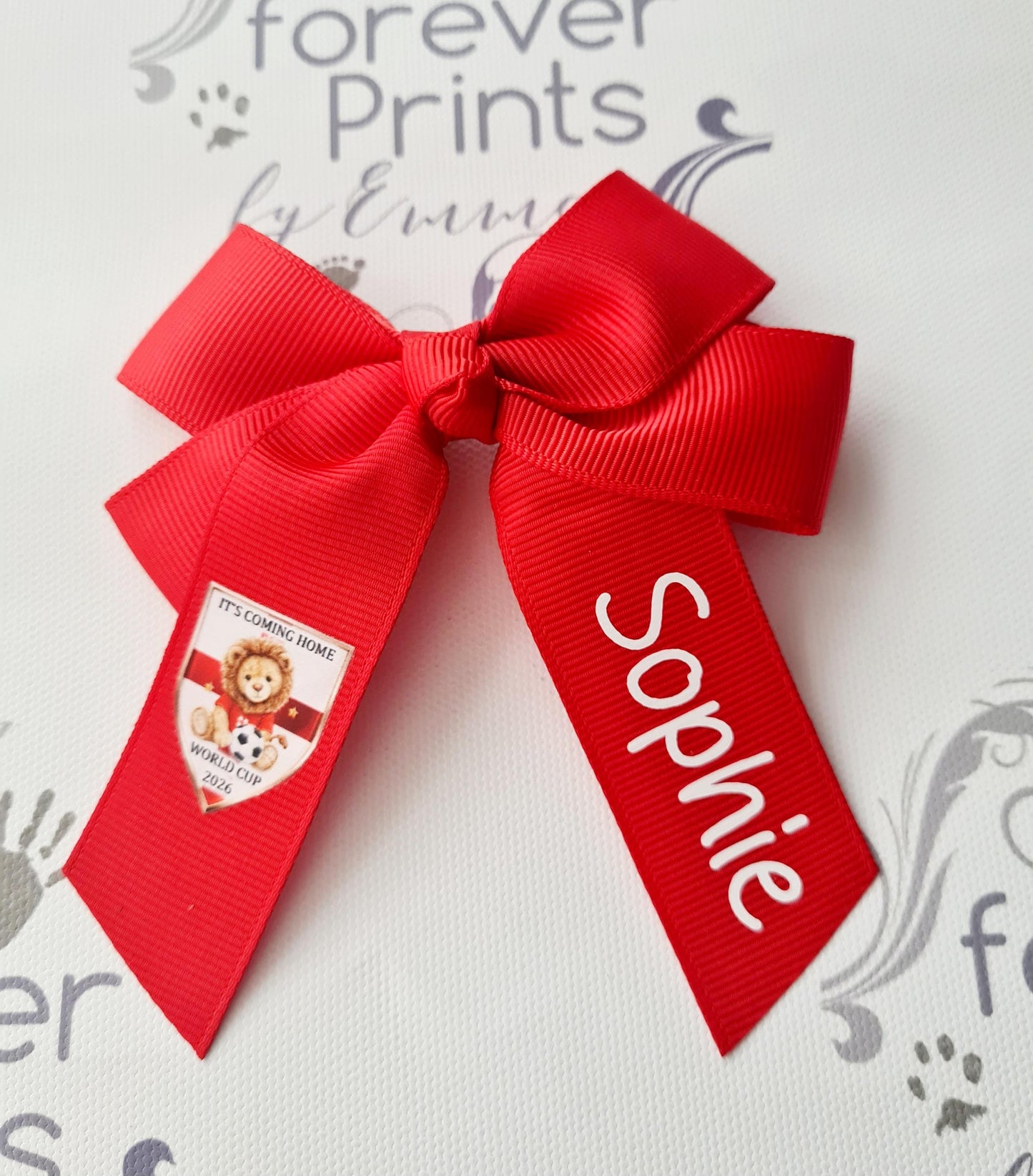 World cup hair bows England, Scotland