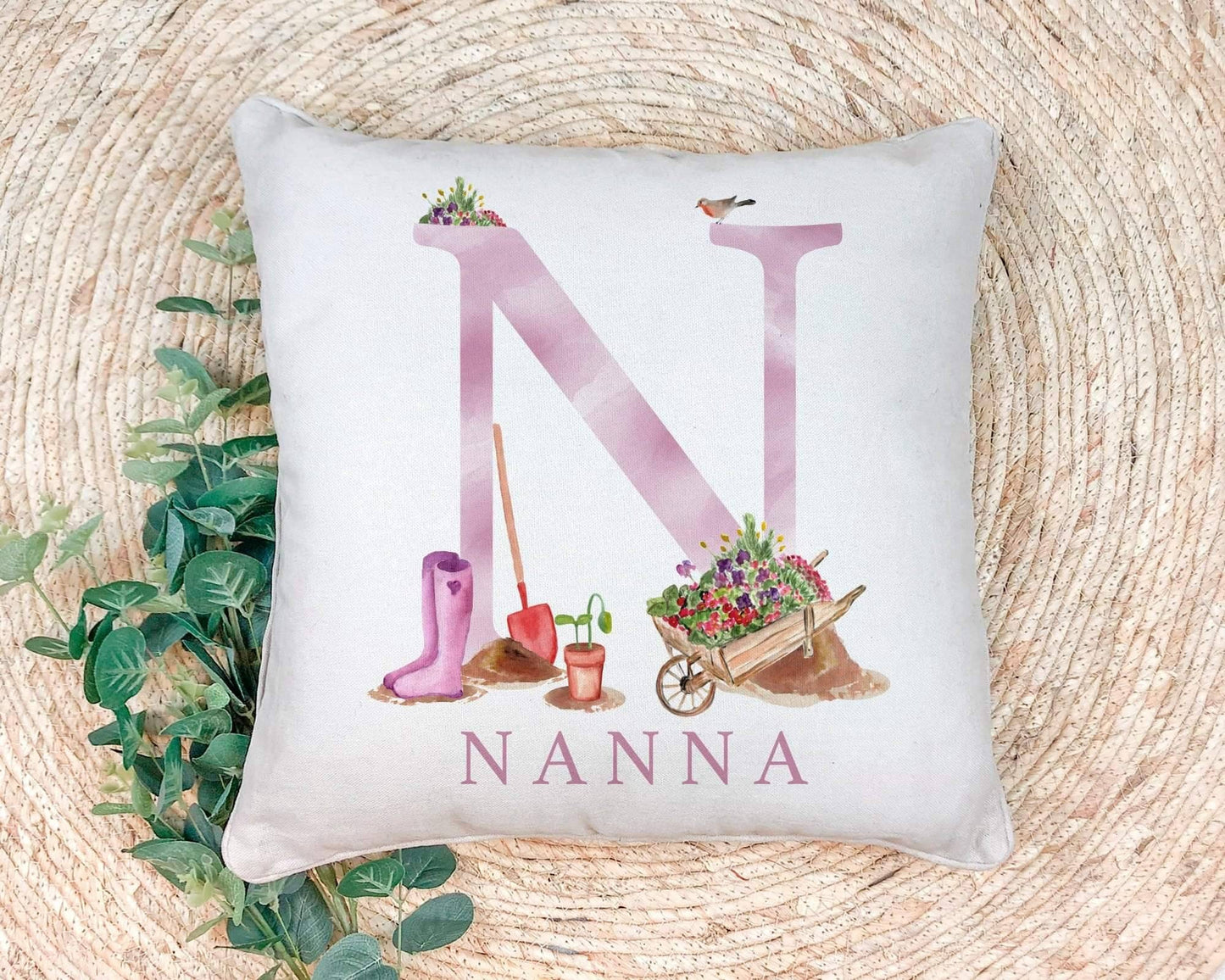 Fathers day Grandparent gardening cushion, gardening gift