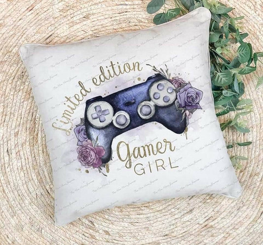 Gamer pillow, gamer cushion, soft cushion girl gamer gift