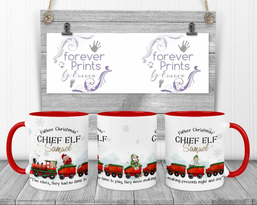 Christmas mug, personalised christmas mug, christmas, matching family christmas mugs, mugs for christmas, christmas cup, elf mug