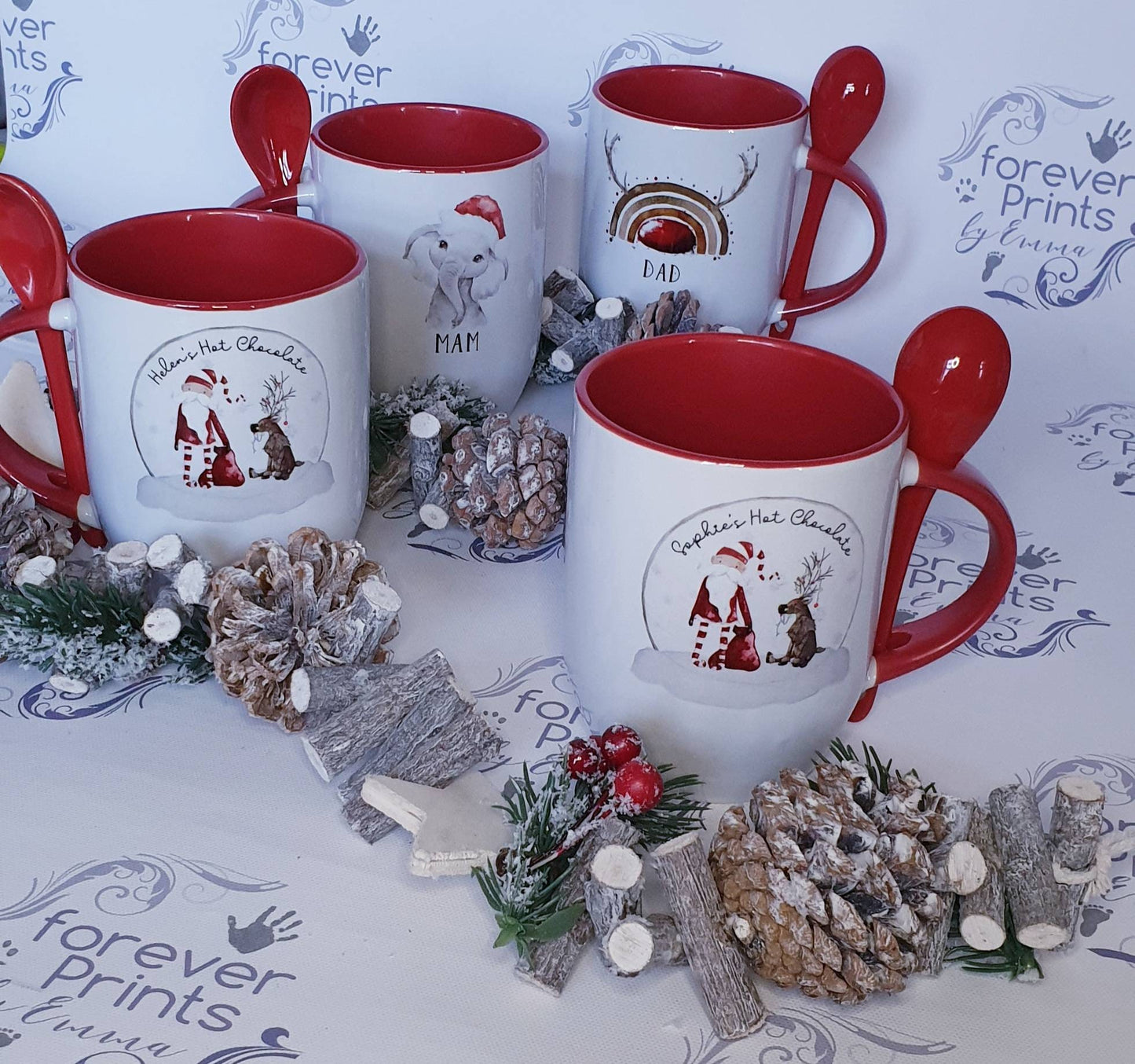 Christmas mug, personalised christmas mug, christmas, matching family christmas mugs, mugs for christmas, christmas cup