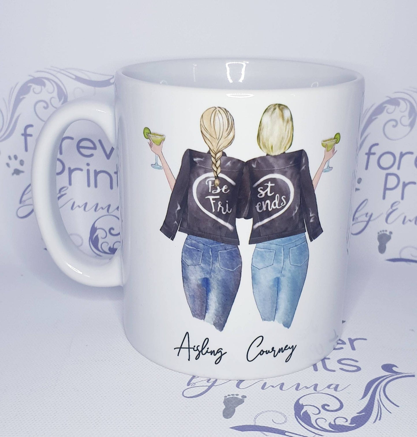 Best friends mug, personalised best friends cup