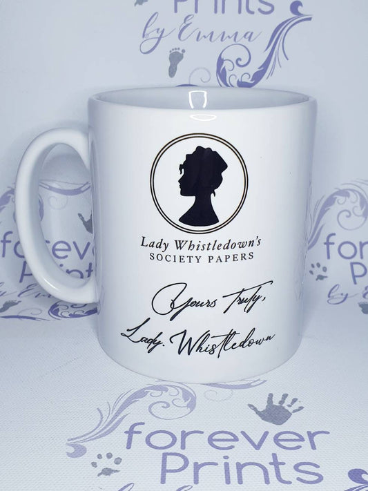 Lady whistledowm mug