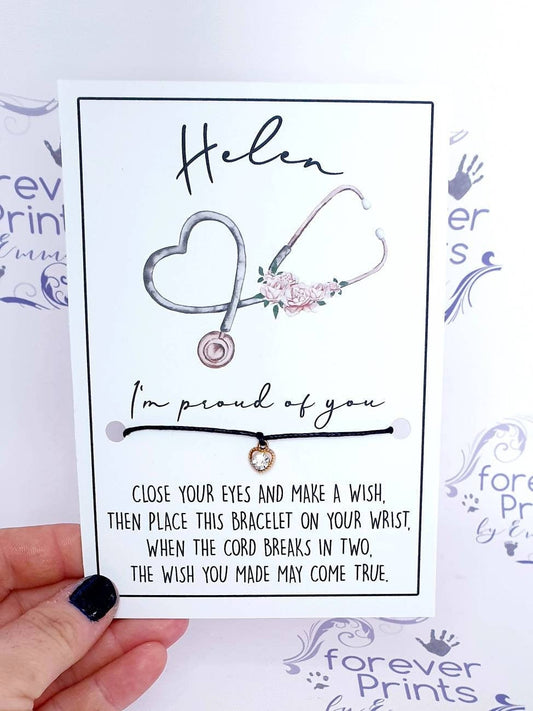 Nhs Wish bracelet, nurse gift