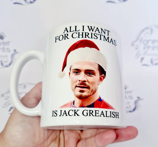 All I want for Christmas is Jack Grealish mug