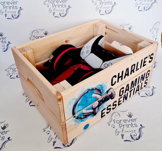 Gaming essentials crate, gamer gift