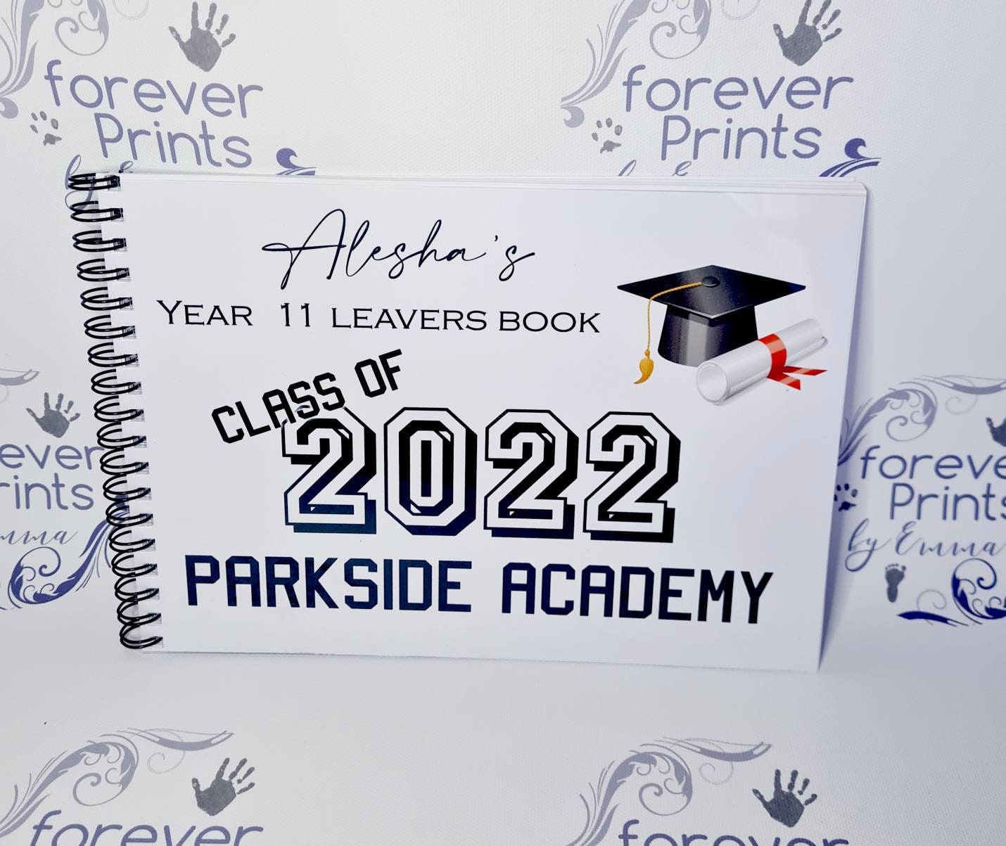 Class of 2022 book, school leavers book, A5 class leavers book