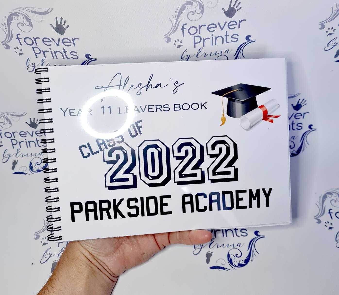 Class of 2022 book, school leavers book, A5 class leavers book