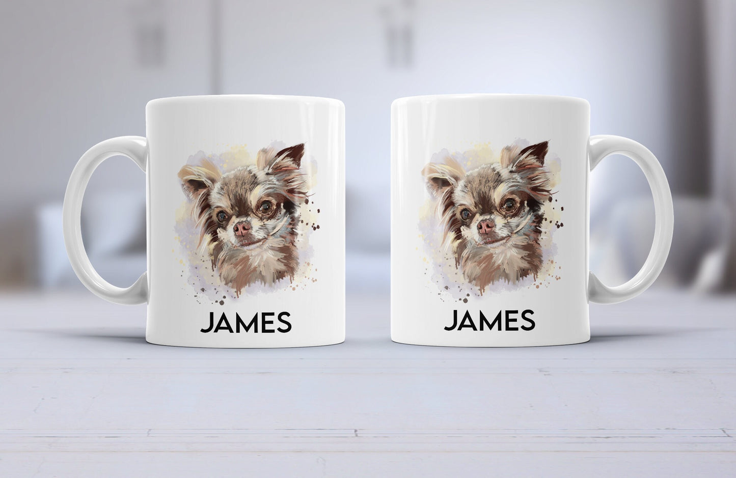 Chihuahua mug, personalised pet cup